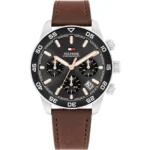 tommy-hilfiger-1792213-th85-chronograph-original-men-watch-black-dial-brown-leather-strap-egypt