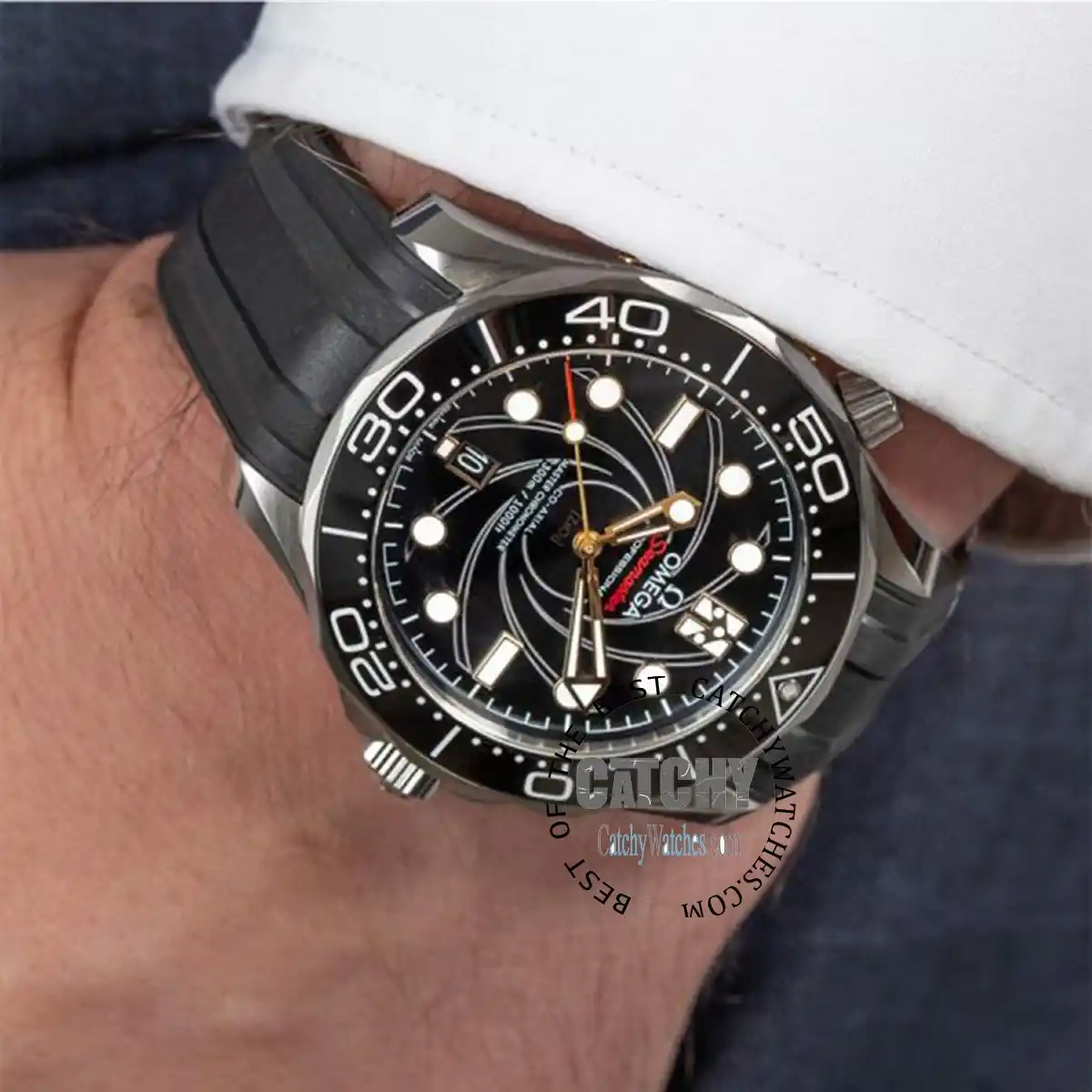 Omega Sea master 007 Co-Axial James Bond Watch - الصورة 6