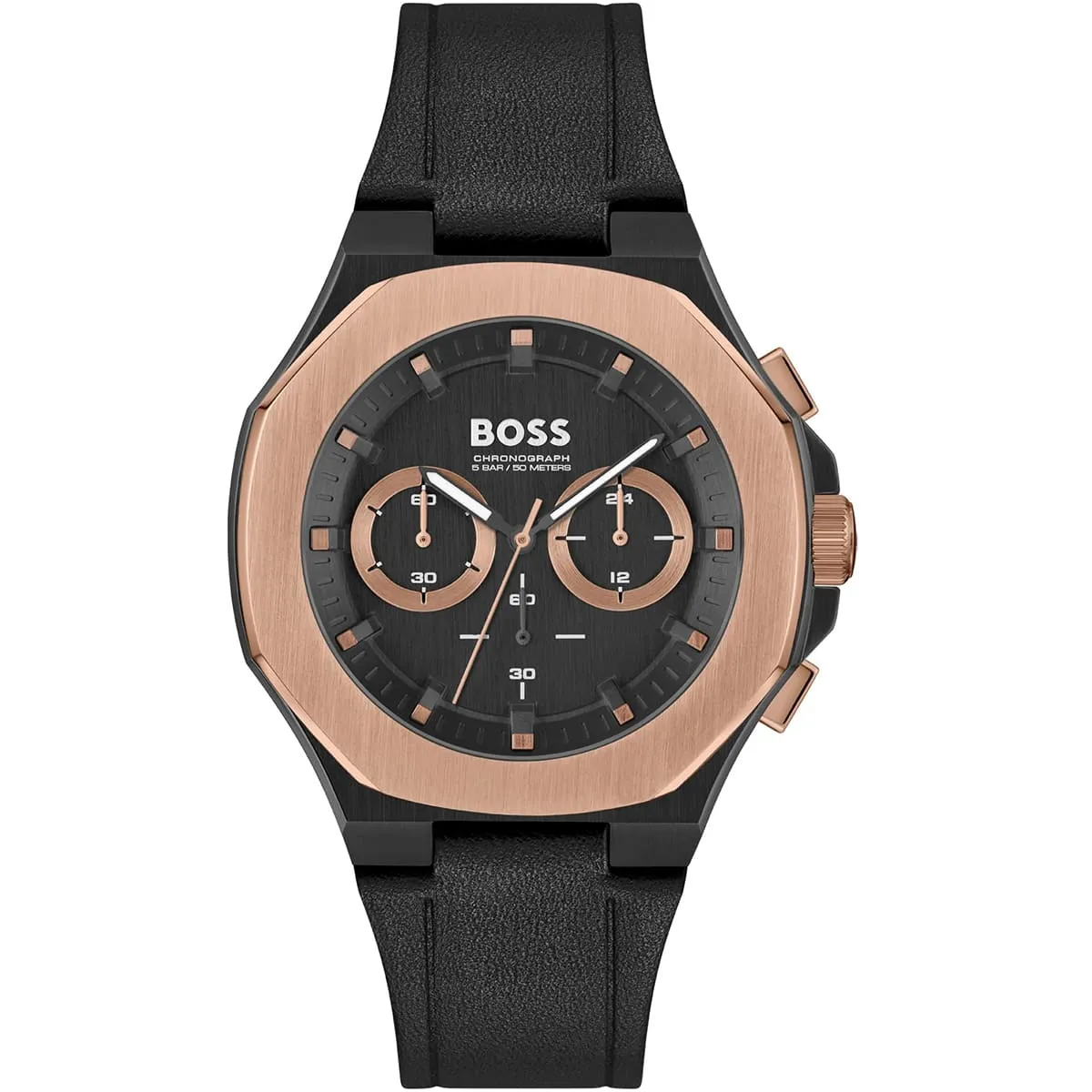 1514089-hugo-boss-watch-men-black-dial-rubber-strap-quartz-battery-analog-three-hand-taper