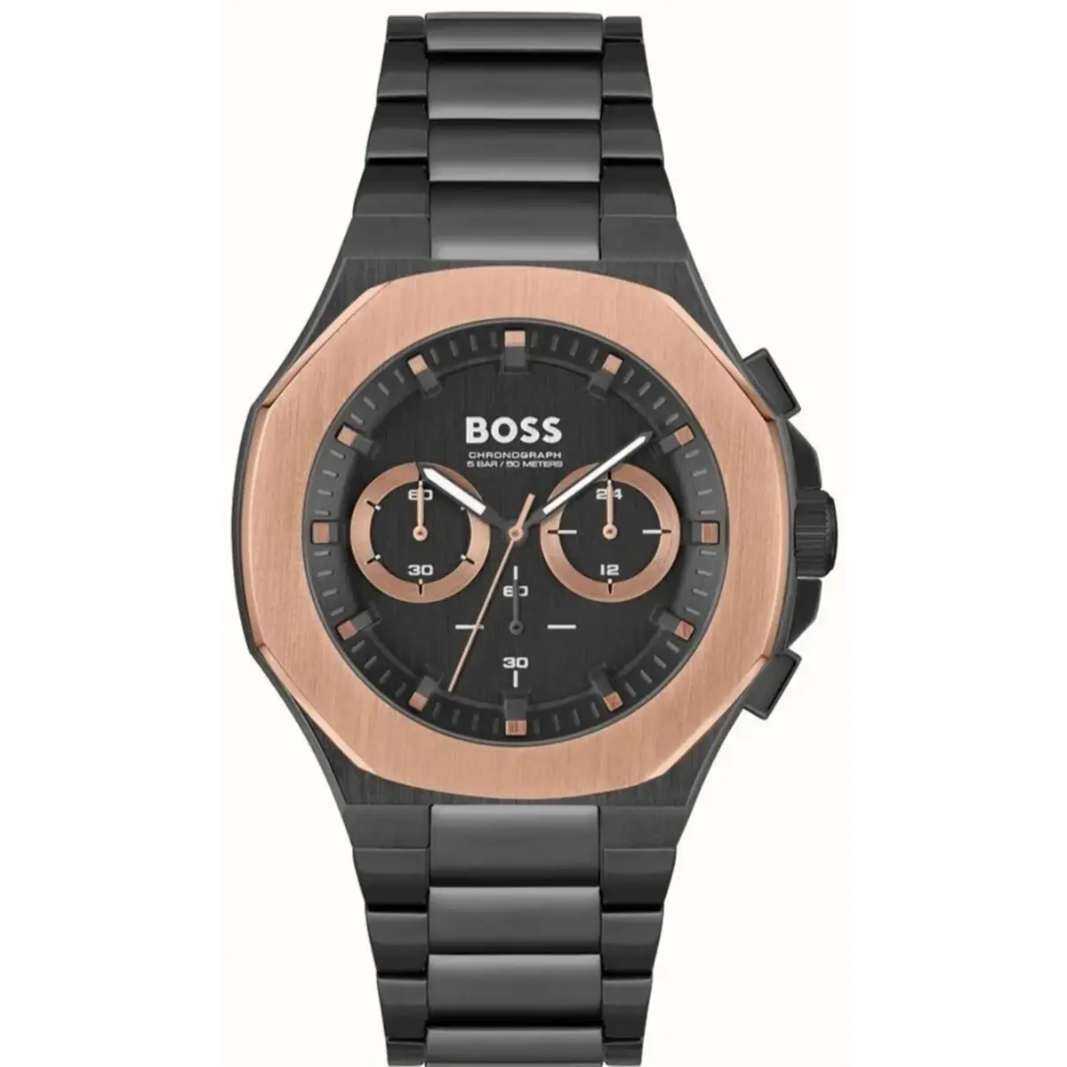 1514090-hugo-boss-watch-men-black-dial-metal-stainless-strap-quartz-battery-analog-chronograph-taper-egypt