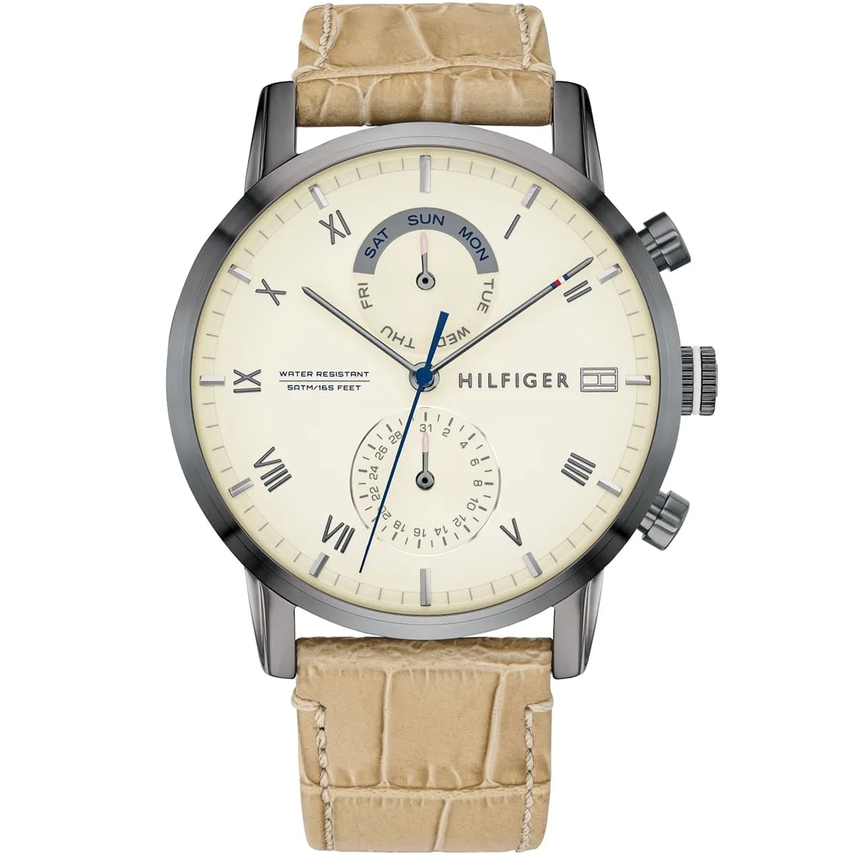 1710399-tommy-hilfiger-watch-water-resistant-5atm-165-feet-men-beige-dial-leather-strap-quartz-battery-analog-three-hand-kane