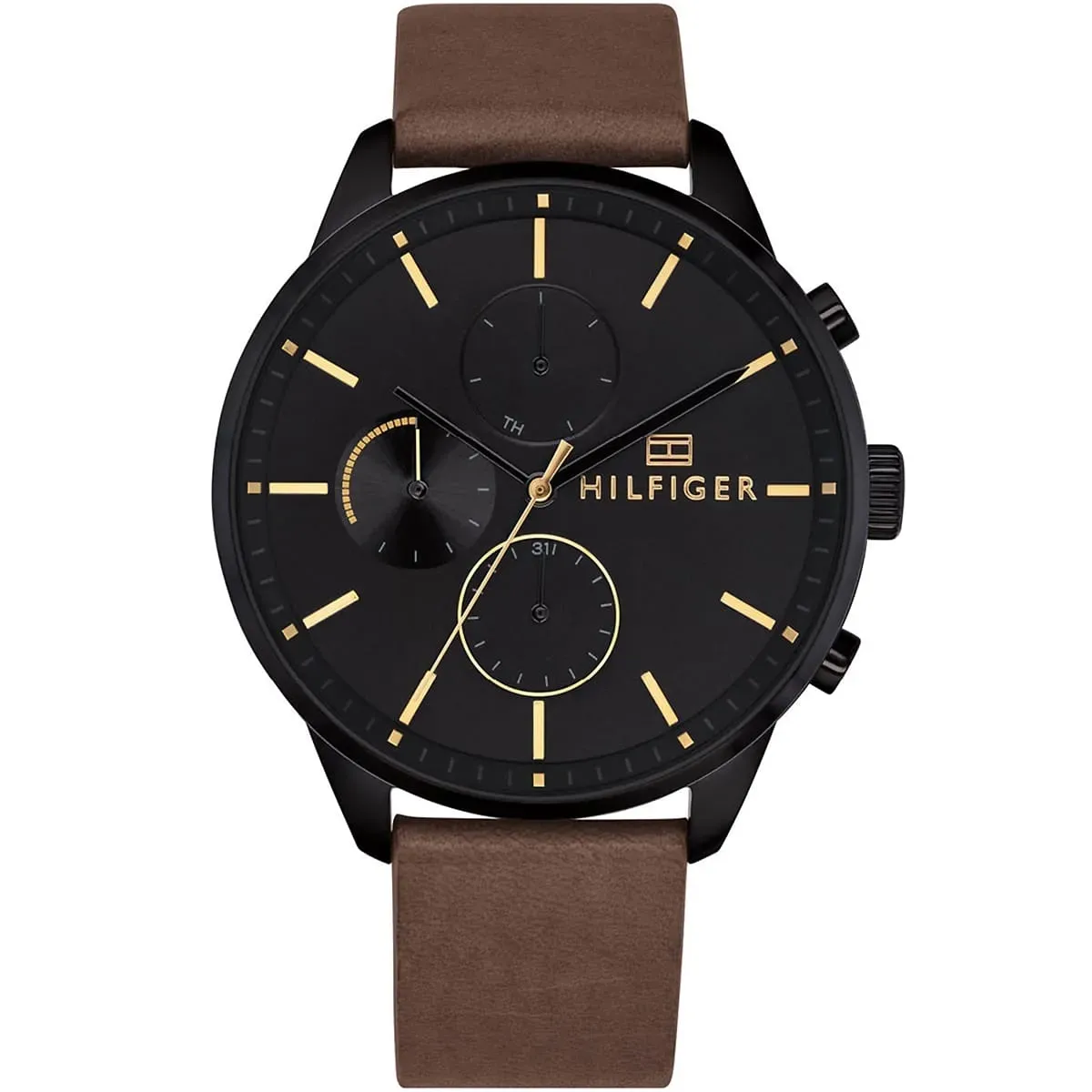 1791977-tommy-hilfiger-watch-men-black-dial-leather-brown-strap-quartz-battery-analog-chase-egypt