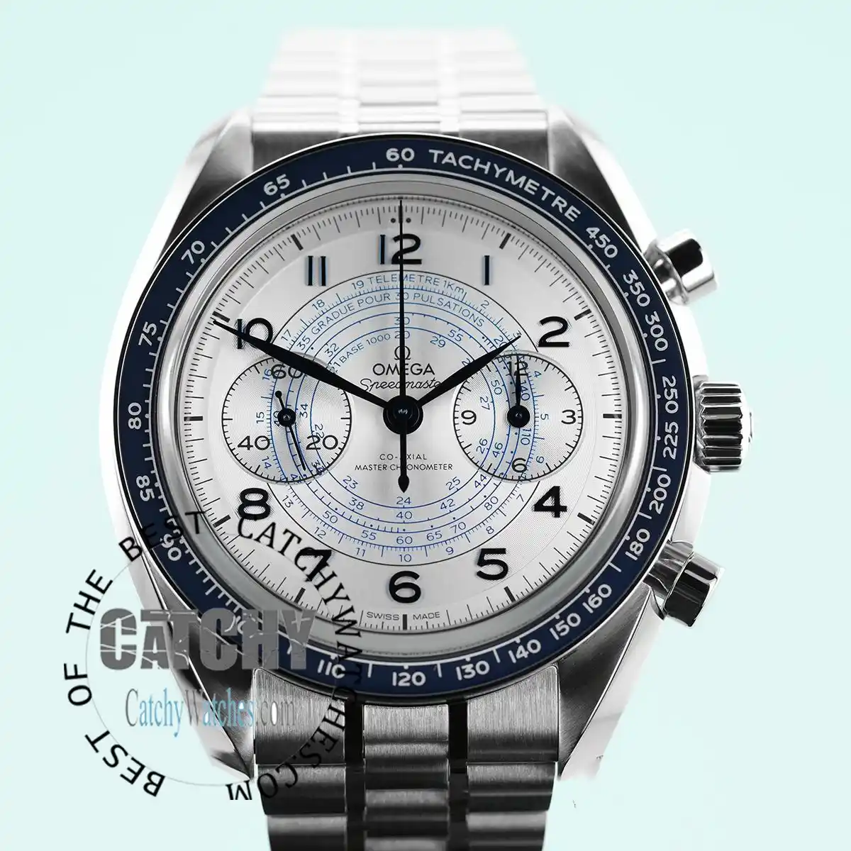 Omega Watch Speedmaster Co-Axial White | catchy watches Omega Watch Speedmaster Co-Axial White - الصورة 3