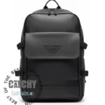 emporio-armani--backPack-bag-lap-top-messenger-men-women-leather-material-full-black-original-logo-armani-egypt
