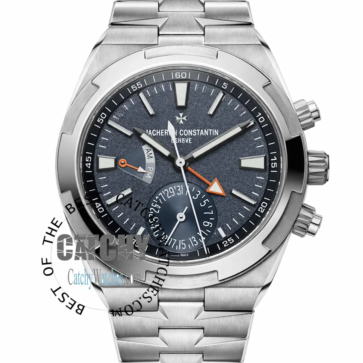 vacheron-constantin-overseas-dual-time-automatic-watch-gray-dial-silver-metal-strap-men