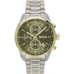 1514227-hugo-boss-original-watch-men-two-tone-green-dial-stainless-steel-metal-silver-gold-strap-quartz-battery-analog-chronograph-grand-prix
