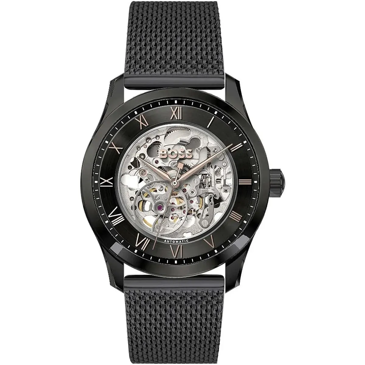1514255-hugo-boss-watch-automatic-men-black-dial-mesh-stainless-steel-metal-strap-analog-three-hand-principle-skeleton-egypt