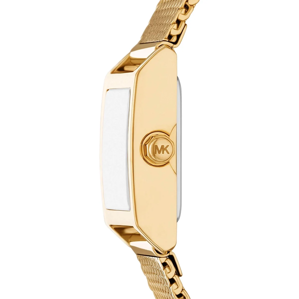 michael kors mk4959 women watch original gold dial golden metal mesh strap square egypt 2