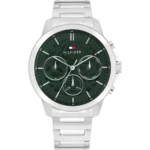 1710686-tommy-hilfiger-watch-men-green-dial-metal-stainless-steel-silver-strap-quartz-analog-henry