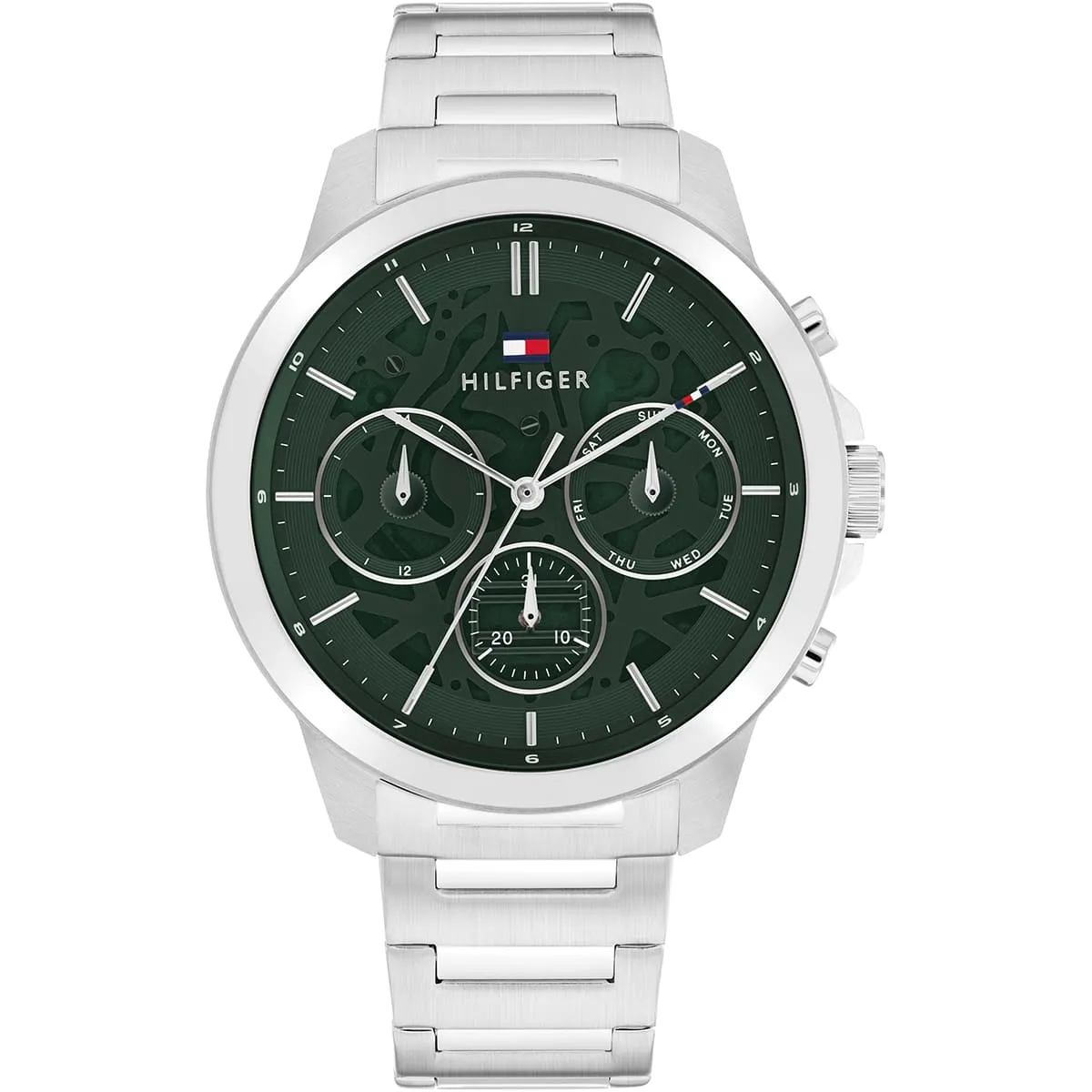 1710686-tommy-hilfiger-watch-men-green-dial-metal-stainless-steel-silver-strap-quartz-analog-henry