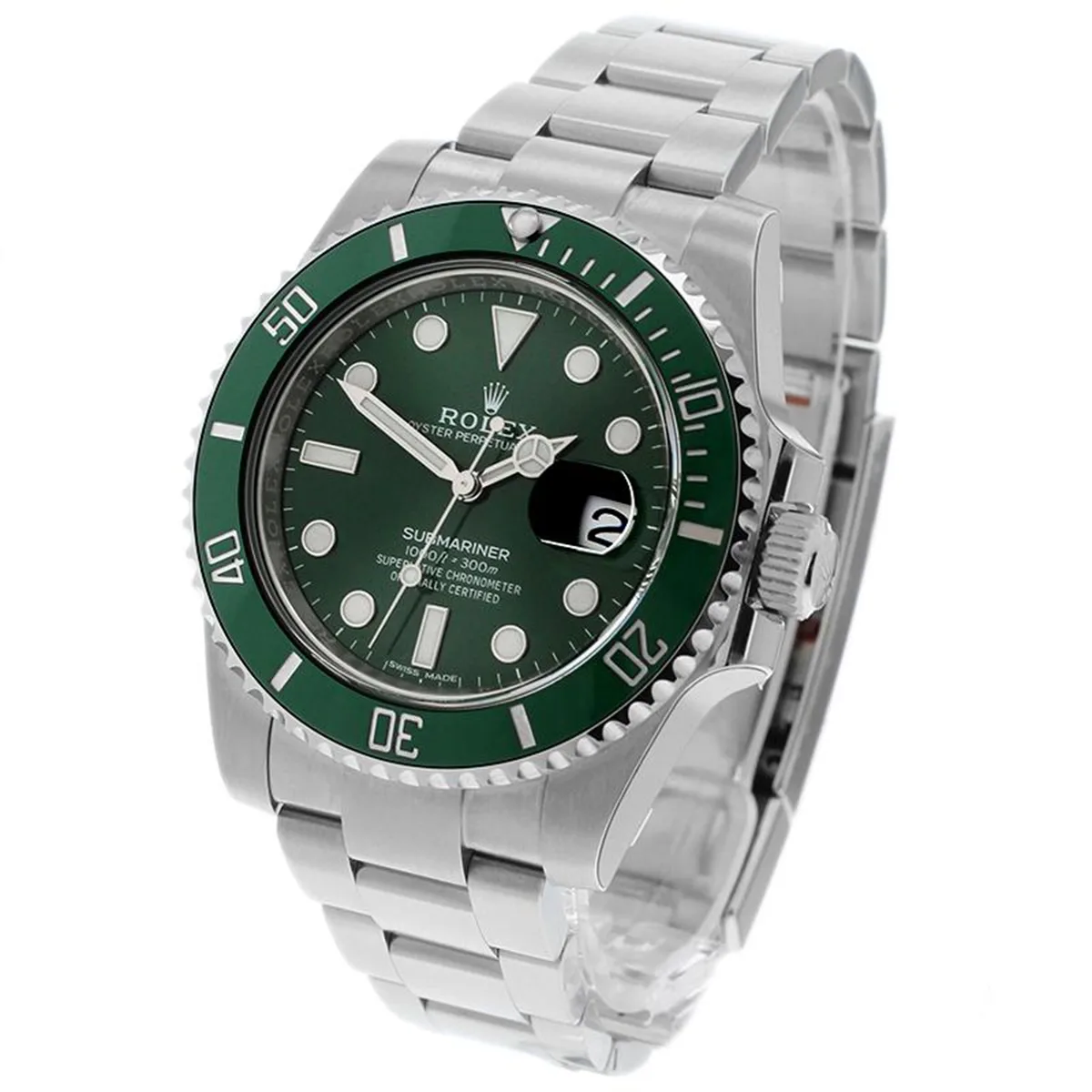 116610lv-rolex-watch-women-submariner-green-dial-silver-strap-metal-automatic-japan-egypt