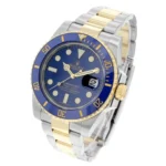 116613lb-rolex-watch-women-submariner-dlue-dial-silver-gold-steap-metal-automatic-japan-egypt