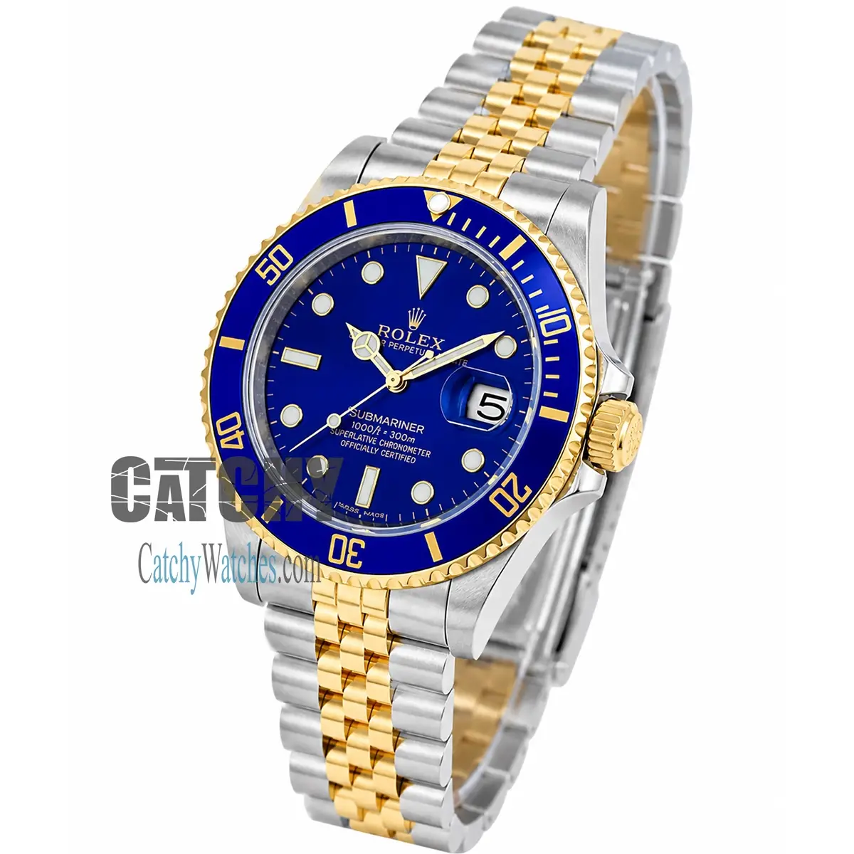 116613lb002-rolex-watch-women-submariner-dlue-dial-silver-gold-steap-metal-automatic-japan-egypt