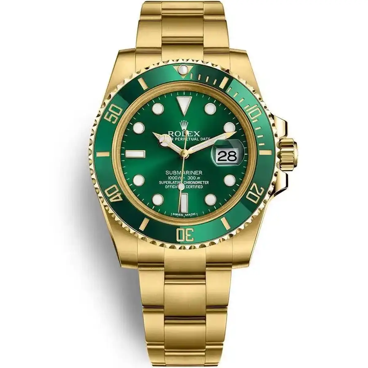 166180-rolex-watch-submariner-women-watch-green-dial-gold-metal-strap-automatic-egypt