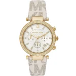 mk6916-michael-kors-chronograph-watch-women-white-dial-polyurethane-chloride-beige-strap-quartz-battery-analog-crystals-parker mk6916-michael-kors-chronograph-watch-women-white-dial-polyurethane-chloride-beige-strap-quartz-battery-analog-crystals-parker