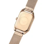 ar11347-emporio-armani-watch-square-women-rose-gold-dial-mesh-stainless-steel-metal-rose-gold-strap-quartz-battery-analog-gioia_6_1024x1024 Rose-gold Emporio Armani wristwatch viewed from the back, showing a rectangular case and a mesh band.