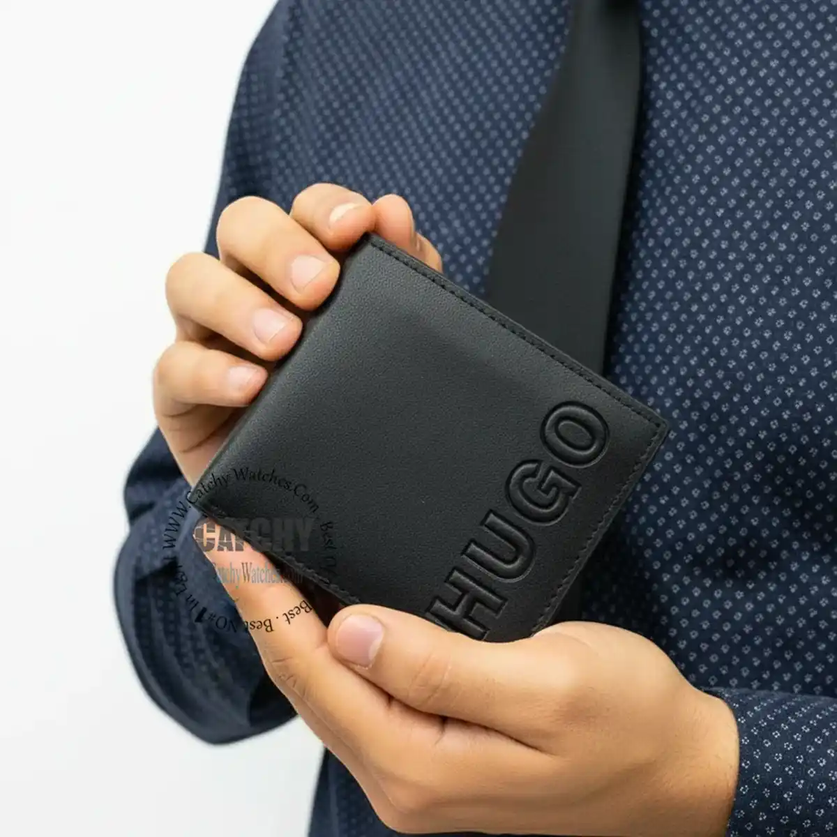 original-hugo-wallet-for-men-genuine-leather-black