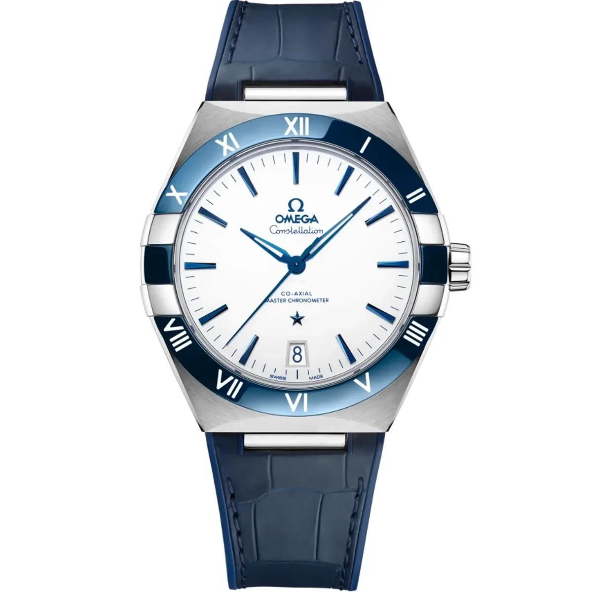 omega-watch-constellation-master-white-ceramic-blue-topper