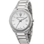 r8853142005-maserati-watch-men-silver-dial-metal-stainless-steel-strap-quartz-battery-analog-three-hand-100m-330ft-stile r8853142005-maserati-watch-men-silver-dial-metal-stainless-steel-strap-quartz-battery-analog-three-hand-100m-330ft-stile