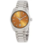 omega-seamaster-aqua-terra-automatic-chronometer-saffron-dial-unisex-watch-22010382012001