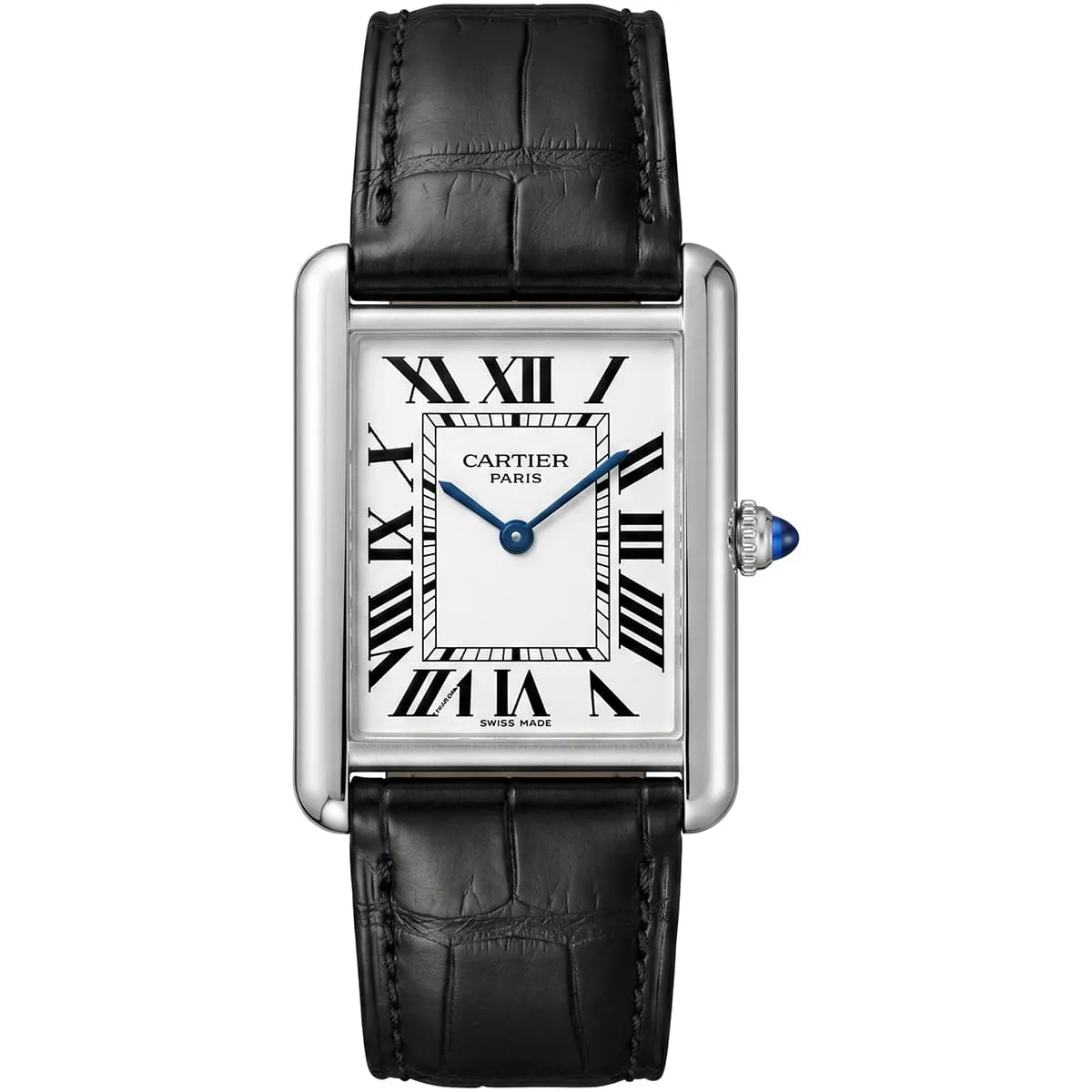 cartier-men-rectangular-silver-black-leather-watch