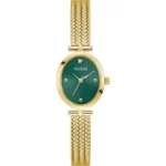guess-gw0935l2-original-guess-watch-green-dial-gold-strap-mesh-battery-ruby