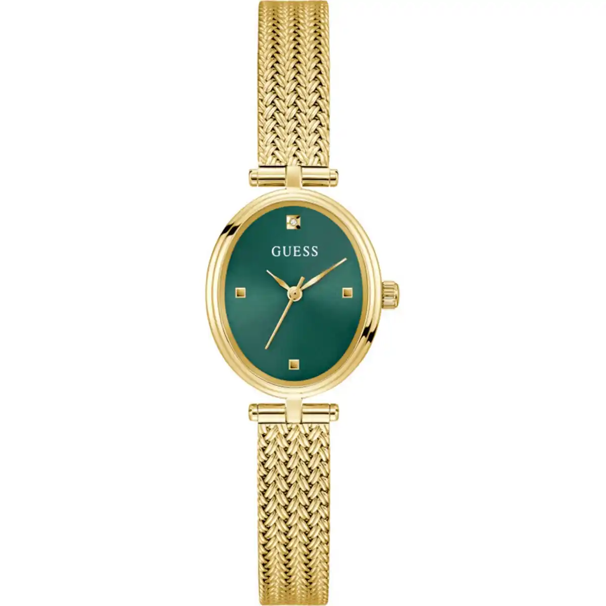 guess-gw0935l2-original-guess-watch-green-dial-gold-strap-mesh-battery-ruby